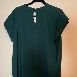Express flowy high neck with v-neck tops like new!